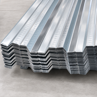 Tôle de plancher en acier galvanisé de type ouvert YX51 305 915 pour la construction de dalles de béton à usage intensif
