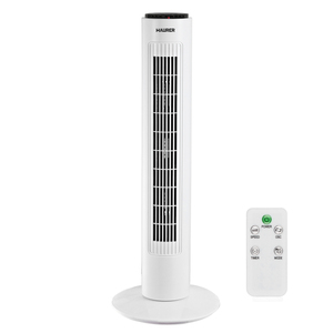 Ventilador de Torre Maurer de 73 cm con 3 Velocidades Función Oscilante. Con control remoto. - Product Image 1