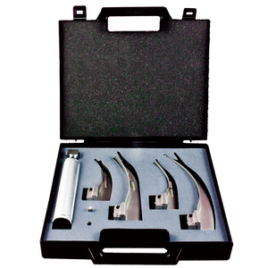 Juego de laringoscopios de fibra óptica Kit de cuchillas de intubación laringoscópica de diagnóstico médico 1 2 3 4 juegos de instrumentos convencionales de cuchillas - Product Image 5