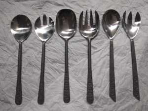 ชุดเครื่องใช้บนโต๊ะอาหารสแตนเลสสีทองเป็นทางเลือกที่ดีที่สุดสำหรับเครื่องใช้บนโต๊ะอาหารที่มีสไตล์และของใช้ในครัวที่มีอายุการใช้งานยาวนาน - Product Image 3