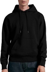 Sweat-shirts en molleton français personnalisés 400 g/m² 100 % coton, lourds, surdimensionnés, noirs, vierges, vintage, délavés à l'acide, pour hommes - Product Image 5