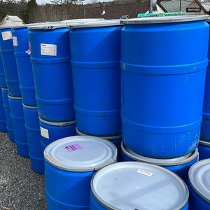 Galão Tambor De Plástico 200L Chemica/água/óleo Recipiente De Armazenamento Barris Azul Fechado Top Recipiente Água Redonda Longa Vida
