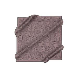 <b>Silk</b> Satin Geometric Pattern <b>Scarf</b> for Party Rose Pink Designer Square <b>Scarf</b> - Product Image 1