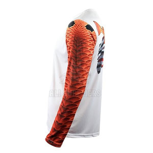 Camisas de pesca de último diseño de servicio OEM camisas de pesca de impresión por sublimación personalizadas - Product Image 4