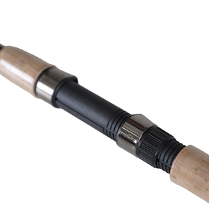 Canne à pêche télescopique compacte en carbone européenne 200g 2.1 4.2m Poignée en liège Action rapide OEM Lac Ruisseau Carpe - Product Image 6