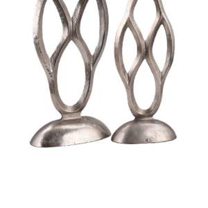 Ensemble de bougeoirs en métal Finition antique Bougeoir décoratif pour événement de mariage et éclairage intérieur - Product Image 2