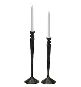 Assorted Design Glossy <b>Black</b> Finishing Metal Candle Holder Stand High Quality <b>Black</b> Decorative Lighting for Home & Hotel - Product Image 2