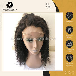 100% Raw, sin procesar Deep Curly 4x4 Indian Virgin Temple Hair Closure Pelucas-Exportador de India a un precio excepcional - Product Image 5