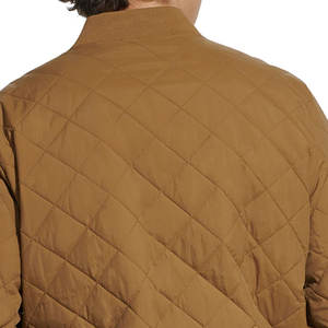 Blouson bombardier bleu uni pour hommes Offre Spéciale col montant style High Street meilleur matériel pour l'hiver - Product Image 5