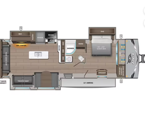 Autocaravanas y Remolques de Viaje Jayco Jay F-l--g-h-t S-l-x 334RTS Usados y Económicos, Modelos 2023, 2024 y 2025 - Product Image 3