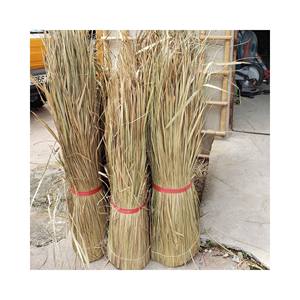 Suministro a granel enrollar paja cubierta de césped seco Pared de techo rollos de hoja de palma Paja para techos de granjas de Vietnam - Product Image 3