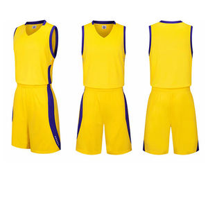 Haute qualité hommes personnalisé réversible jeunesse ensemble basket-ball uniforme maillot vêtements de basket-ball pour le sport - Product Image 6