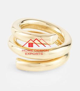 Rond de serviette en métal de conception personnalisée d'utilisation d'hôtel de mariage à la maison - Product Image 6