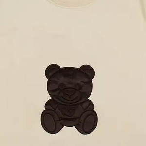 Sudadera de cuello redondo de algodón 100% de primera calidad Unisex, tela de lana de estilo callejero Vintage, logotipo de serigrafía, bordado sólido - Product Image 2