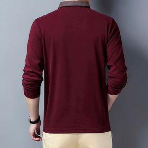 Camisetas de Golf Personalizadas de Alta Calidad para Hombre, Corte Atlético, Manga Larga, 100% Algodón, Transpirables, Tejidas, Casuales, de Bangladesh - Product Image 5