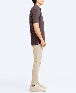 Polo de calidad superior para hombre, manga corta, ajuste Regular, tela de piqué de algodón, logotipo personalizado, bordado disponible - Product Image 4