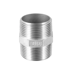 OEM ODM MS Thép Không Gỉ Và Nhẹ SS302 SS304 SS316 1/4 ''5/8' <span class=keywords><strong>NPT</strong></span> Nam Threaded Hex Núm Vú Khớp Nối Adapter Phụ Kiện Đường Ống - Product Image 5