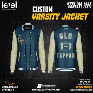 Chaquetas Varsity Unisex Personalizadas OEM, Cuello Alto de Lona, Resistentes al Viento, Color y Logotipo Personalizados, Alta Calidad, Invierno - Product Image 4