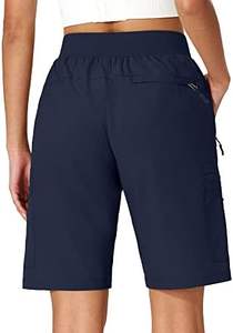 Pantalones Cortos de Mezclilla de Algodón para Hombre, Novedad de 2026, Corte Recto Medio, Ajuste Casual, Cintura Elástica Alta con Cordón, Transpirables y de Secado Rápido - Product Image 5