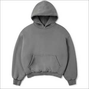 Sweat-shirt à capuche surdimensionné de haute qualité 500 g/m², logo personnalisé, uni, noir, lourd, coupe ample pour homme, sweat-shirt unisexe - Product Image 3