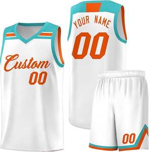 Uniforme de basket-ball professionnel respirant de haute qualité pour hommes fabriqué au Pakistan avec des techniques imprimées en vente - Product Image 3