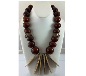 <b>Top</b> Selling Buffalo Horn Necklaces Natural Buffalo Horn Necklace Handmade Indian Product - Product Image 4