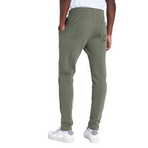 Chándal con estampado de logotipo personalizado para hombre, pantalones de algodón para correr, ropa deportiva de sublimación, pantalones de chándal ajustados cónicos suaves - Product Image 2