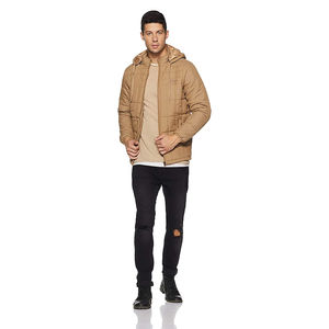 Men's Puffer Jackets in <b>Canvas</b> Fabric Custom Design <b>Waterproof</b> Windproof Breathable Winter Outdoor Sports Jackets - Product Image 3