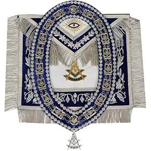 <b>white</b> Masonic Regalia Masonic Cuffs - Product Image 5