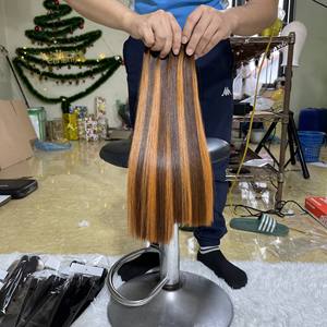 ผมตรงแท้ทรงกระดูกเวียดนามมัดผมเปียโนพร้อมฝาปิด - Product Image 3