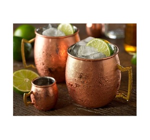 Juego de 4 Tazas de Cobre para Beber Cerveza con Acabado Antiguo, Fabricante y Exportador de Tazas de Cobre con Acabado Único al por Mayor - Product Image 6