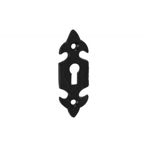 Escudo para llave 26x78mm, negro - Product Image 1