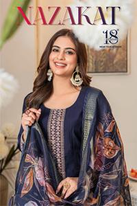 Collezione Estiva Tradizionale di Lusso per Donne, Kurti in Puro Mussolina con Ricami Artigianali, Vestibilità Regolare, Moda Maruti, Set con Pantaloni Teby - Product Image 5