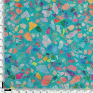 Tissu en mousseline de soie magnifiquement imprimé pour robes de mode sacs et décoration intérieure parfait pour la vente en gros en vrac aux EAU et à Dubaï - Product Image 2