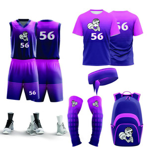 Uniformes de baloncesto para hombre sublimados de Color degradado de alta calidad, diseño personalizado, conjuntos de talla grande para verano, venta al por mayor - Product Image 1