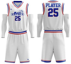 เครื่องแบบบาสเก็ตบอลของผู้ชายชุดออกกำลังกายผ้าระบายอากาศได้ดีพิมพ์ลาย - Product Image 5