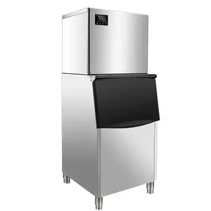 450kg fully automatic and quality guaranteed commercial cube ice machine for the catering industry