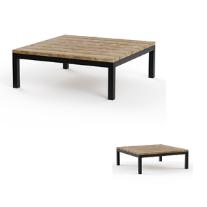 Tables en bois de teck d'extérieur de haute qualité pour hôtel artisanat rustique en bois de teck contemporain d'Indonésie - Product Image 5