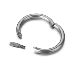 Factory Direct Sale Wholesale Brass Bull Nose Ring Comfortable Fit Daily Cattle Handling Bull Nose Ring Veterinary <b>instrument</b> - Product Image 2