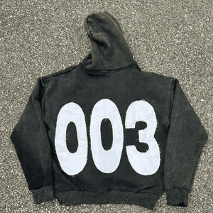 Sudadera con capucha y pantalones de chándal con cremallera, conjunto de chándal con lavado ácido, chándal desteñido al sol, chándal acampanado, Sudadera con capucha para correr para hombres desgastados - Product Image 5