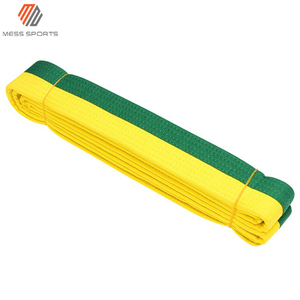 Cinturones de Artes Marciales Baratos MESS SPORTS OEM, Cinturones Negros de Judo, Taekwondo y Karate, Logotipo Personalizado Impreso, Poliéster/Algodón, Unisex - Product Image 4