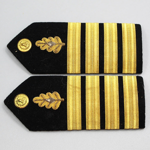 Épaulettes tactiques personnalisées, insignes d'épaule pour uniforme, arrivée, matériau en fil d'or, épaulette - Product Image 2