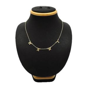 Gorgeous Look 925 plata esterlina Natural Multi piedra preciosa nombre collar estilo único collar Boho joyería en precio al por mayor - Product Image 1