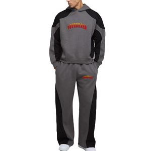 Vente chaude sur mesure coupe ample survêtement lourd broderie personnalisée Logo Streetwear survêtements respirants - Product Image 1