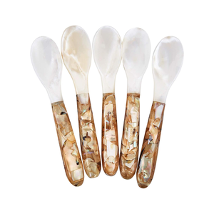 Cucharas de Caviar de Nácar Hechas por Artesanos Vietnamitas, Cucharas para Servir en Restaurantes, Buen Precio - Product Image 1