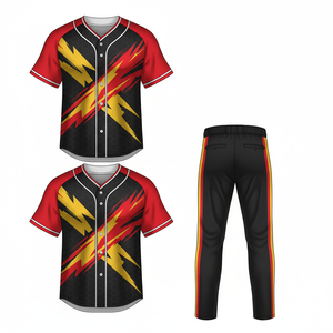 Uniforme de Béisbol Unisex con Logotipo Personalizado, Nombre y Número, Tela de Malla Ligera - Product Image 4