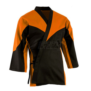 Ensembles d'uniformes de karaté au design personnalisé, dernière collection 2025, avec logo frontal, 100 % coton, durables, légers et respirants, pour arts martiaux - Product Image 2