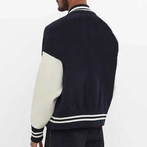 Meilleur prix Custom Made 100% Wool Varsity Jacket pour hommes Full Sleeve Lettermen Design Winter Wear - Product Image 3