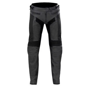 Pantalon de moto unisexe décontracté en polyester coupe-vent respirant avec protections CE, léger, taille mi-haute, teint uni, découpe automatisée - Product Image 3