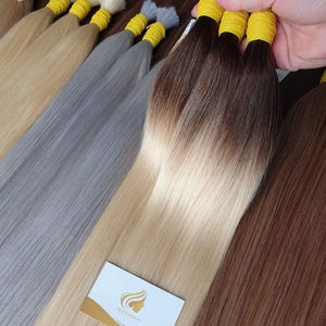 MEILLEUR PRIX JAMAIS Machine d'extensions de cheveux vierges Remy en vrac Double trame Collection de cheveux vietnamiens de couleur claire Cheveux Minh Khang - Product Image 1